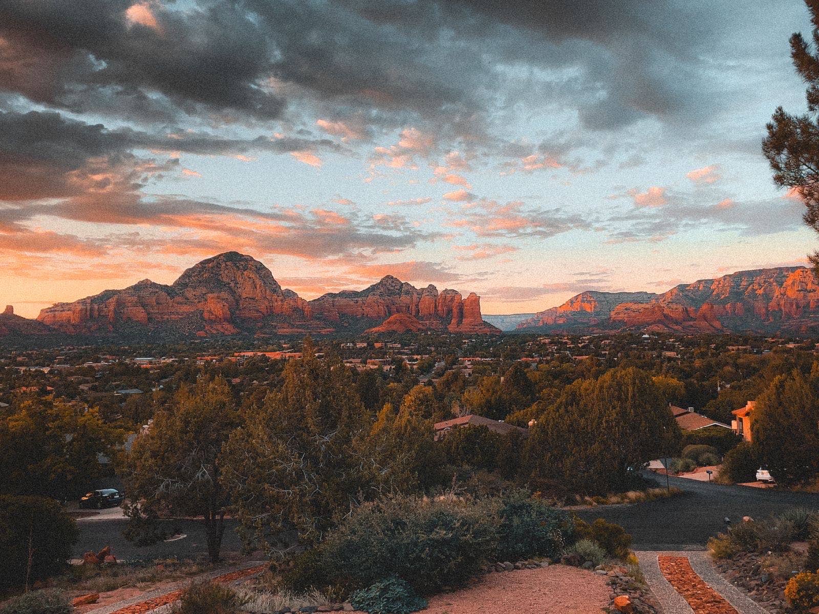 Red-rock high-desert landscape near Sedona in the Verde Valley, Arizona