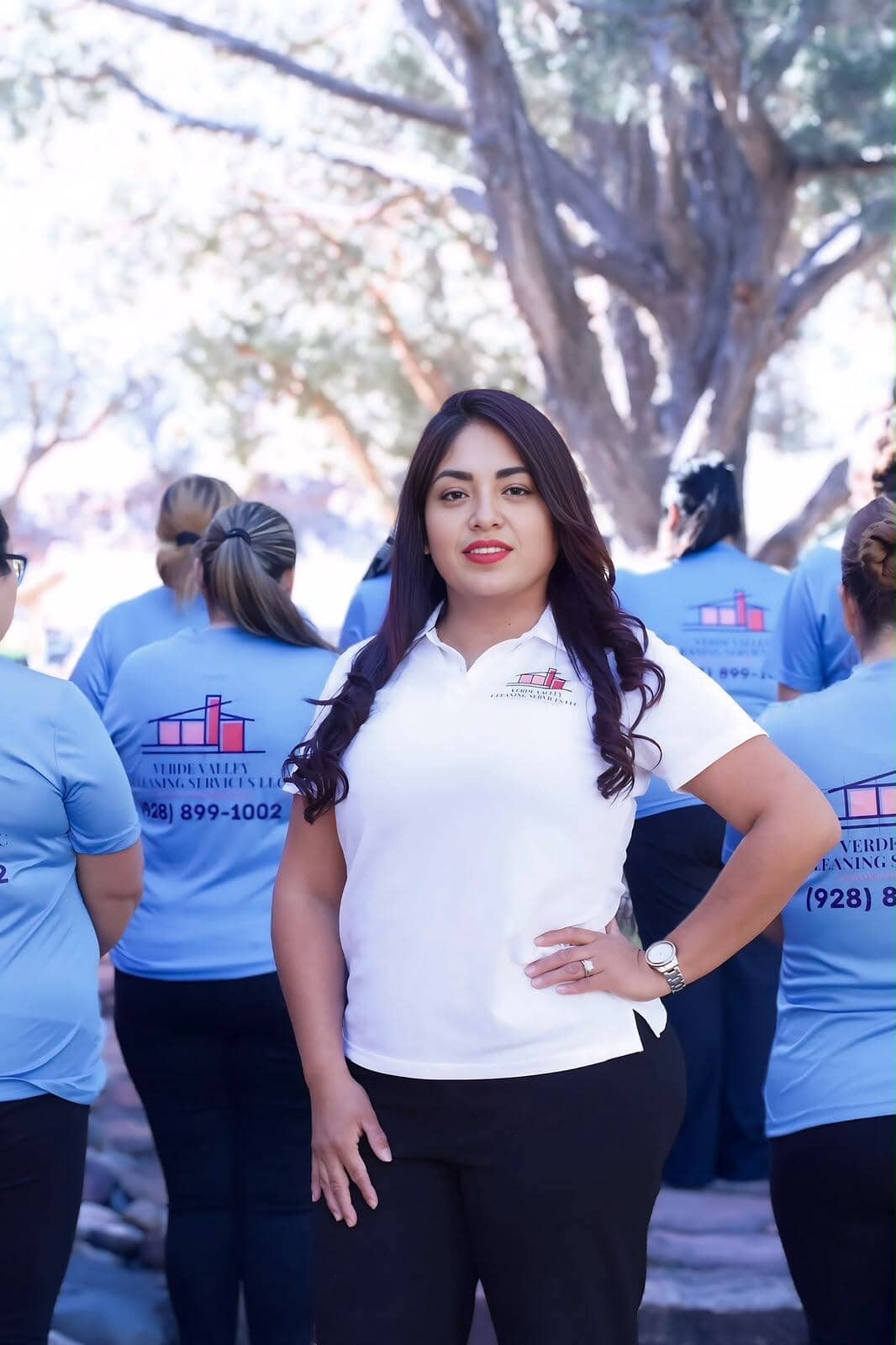 Portrait of Teresa Casas, founder and owner of Verde Valley Cleaning Services